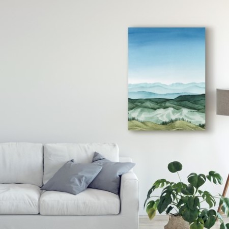 Trademark Fine Art Grace Popp 'Crystal Landscape I' Canvas Art, 24x32 WAG09554-C2432GG